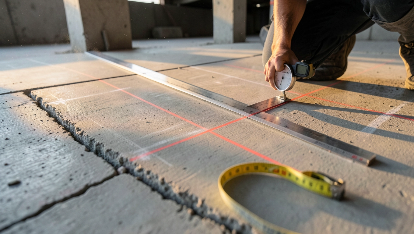 Bezpieczeństwo, geometria i kontrola jakości stropu