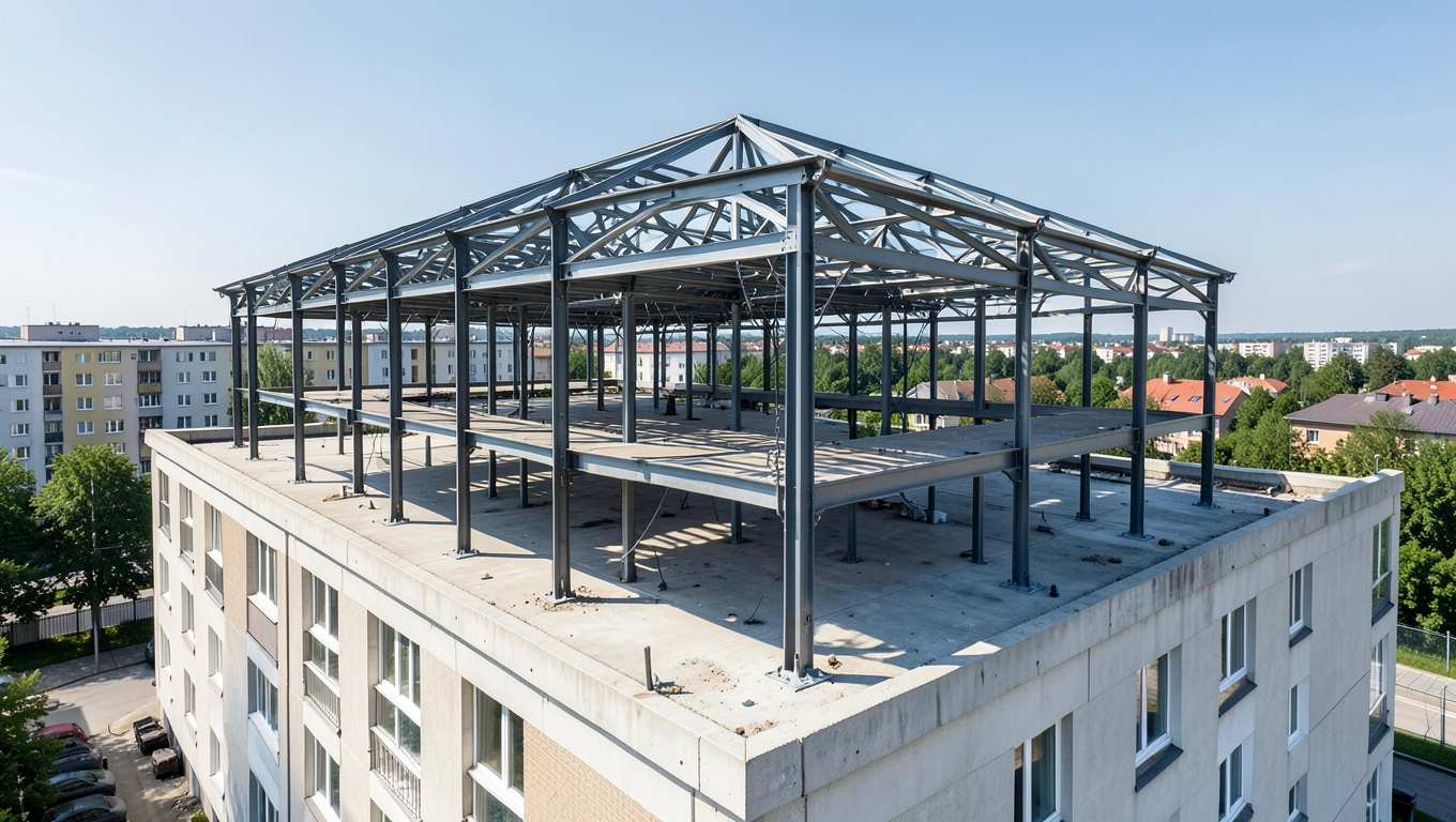 Konstrukcja i architektura willi na bloku z Północnej 14