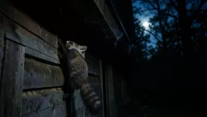 jak kuna wchodzi na poddasze