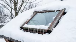 Okna VELUX dachowe tryb zimowy