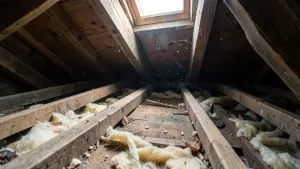 Poddasze podłoga na legarach