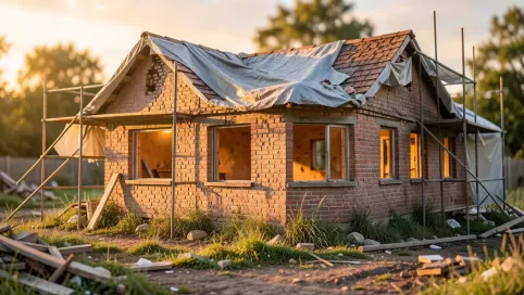 przebudowa domu z lat 40