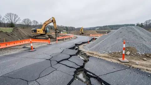 Przebudową drogi zgłoszenie czy pozwolenie