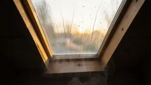 skraplanie wody na oknach dachowych