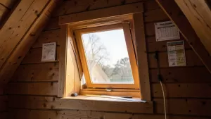 wysokość okna dachowego
