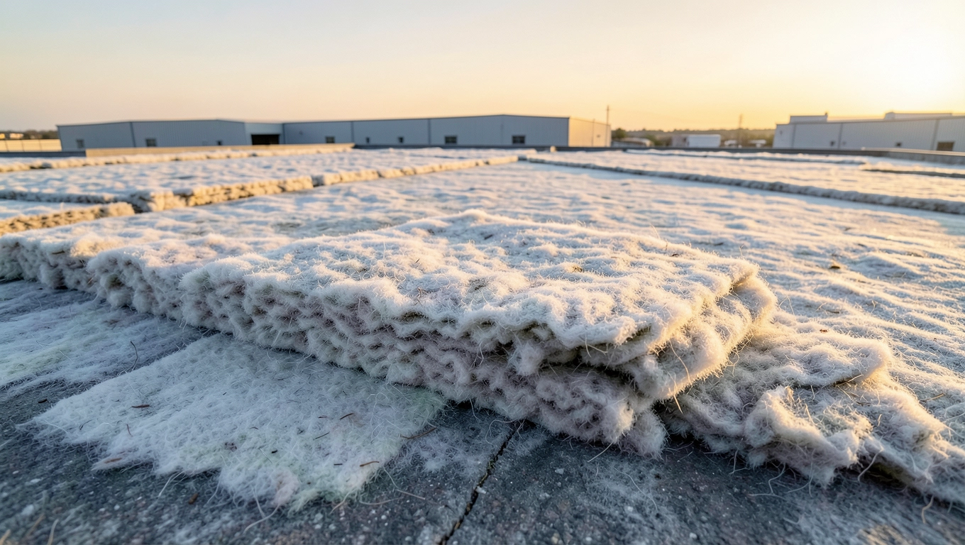 wełna mineralna na stropodach