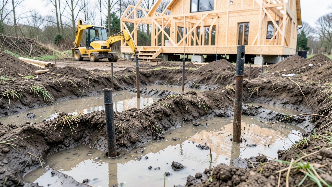 Badania geotechniczne pod dom z poddaszem