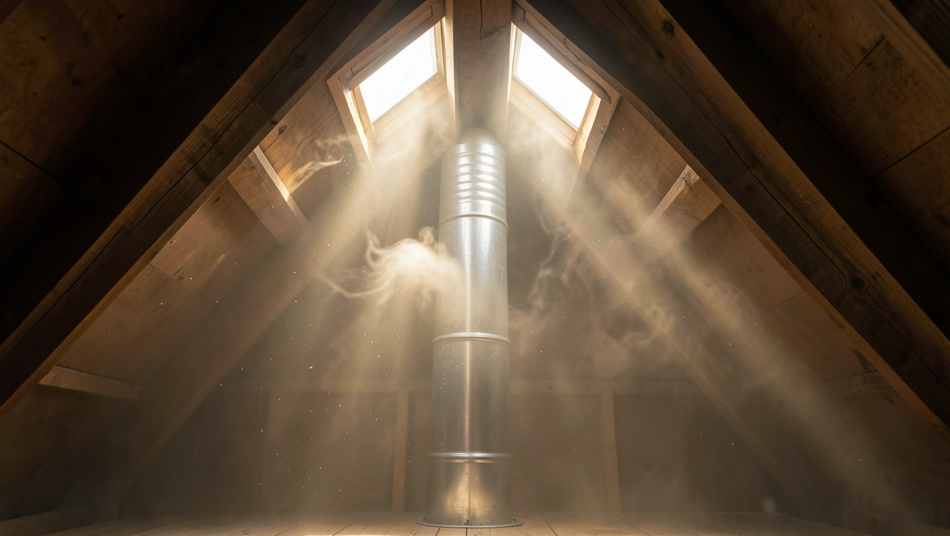 Brak ciągu w wentylacji grawitacyjnej latem