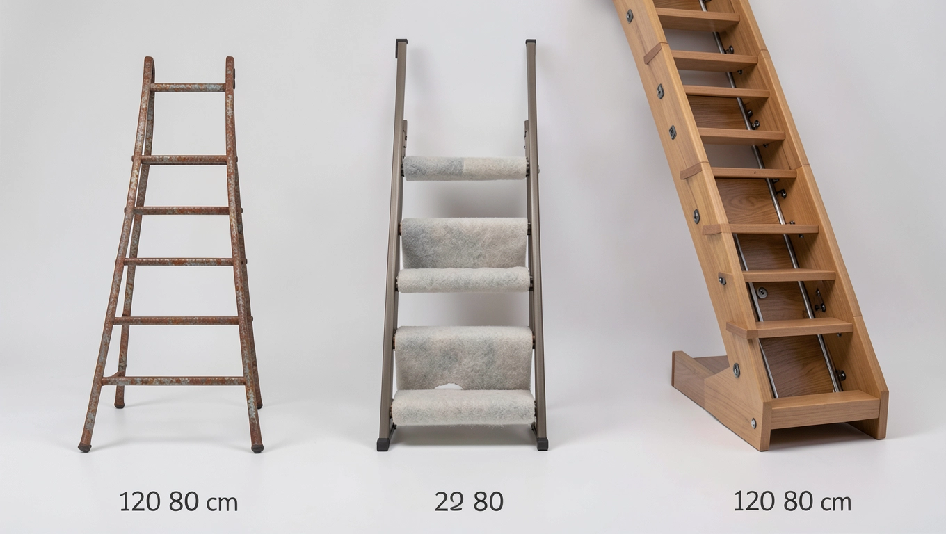 Ceny schodów strychowych 120x80