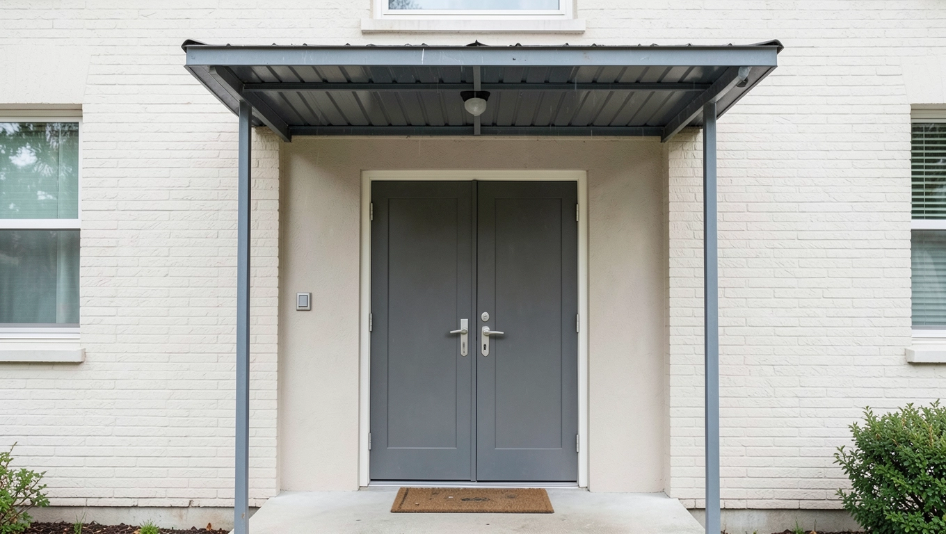 Daszek nad wejściem do domu