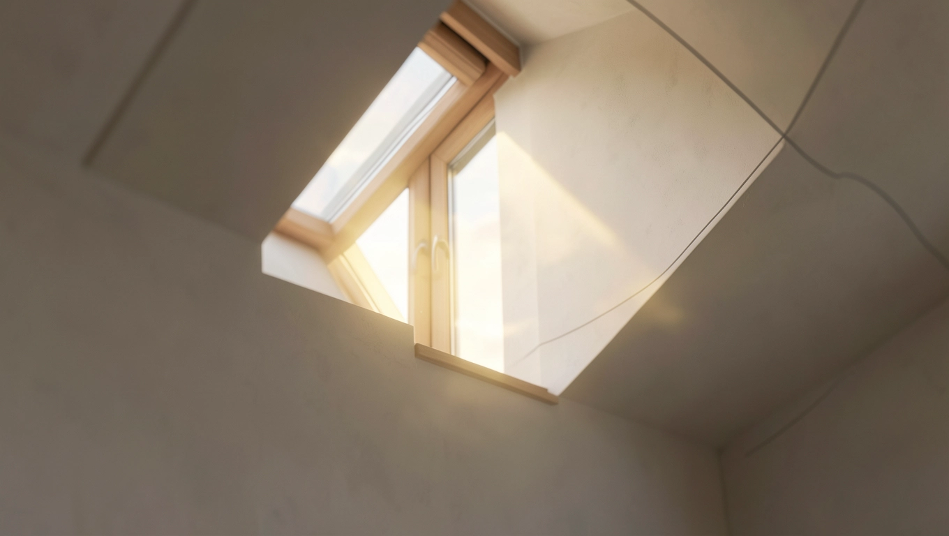 Dobór wymiarów i orientacji okna w nadbudówce