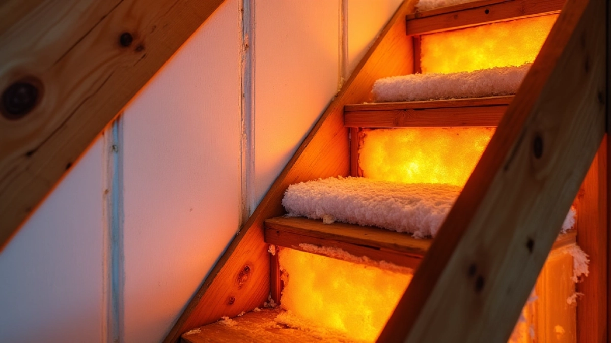 Dodatkowe ocieplenie schodów strychowych