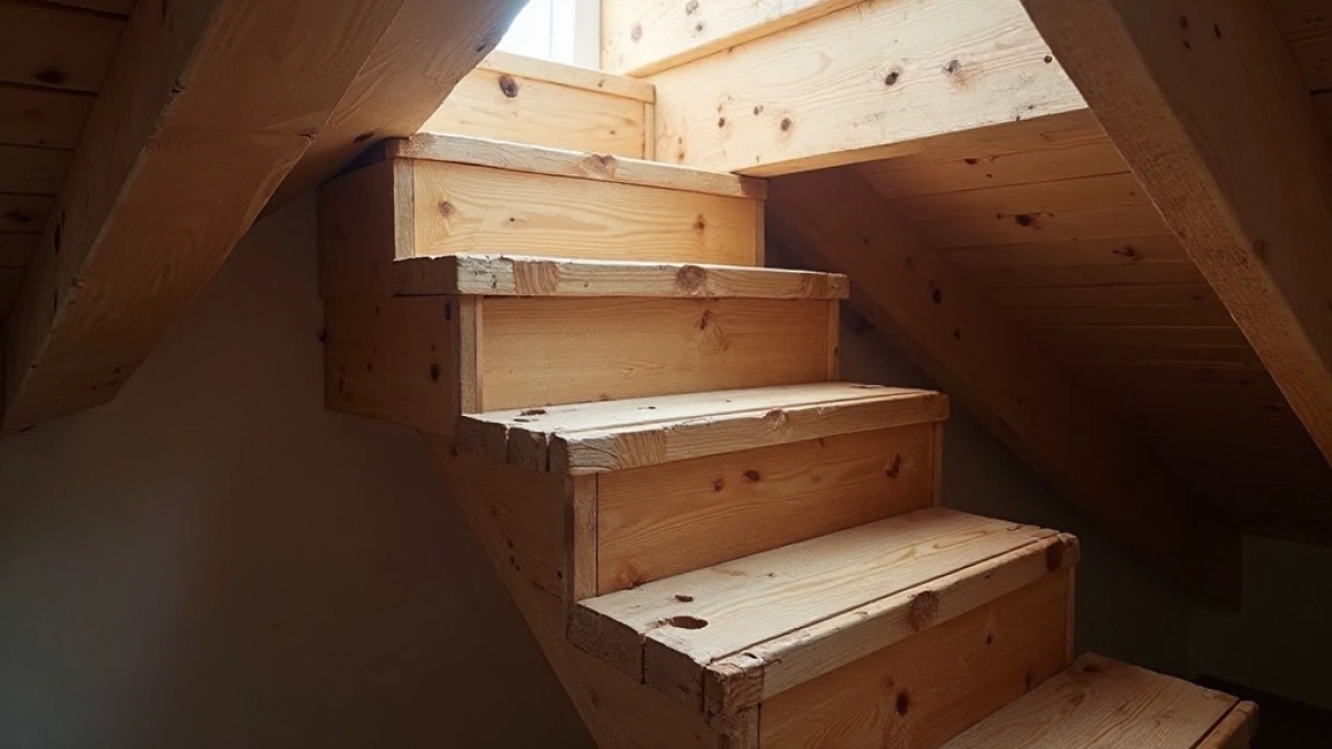 dodatkowy stopień do schodów strychowych