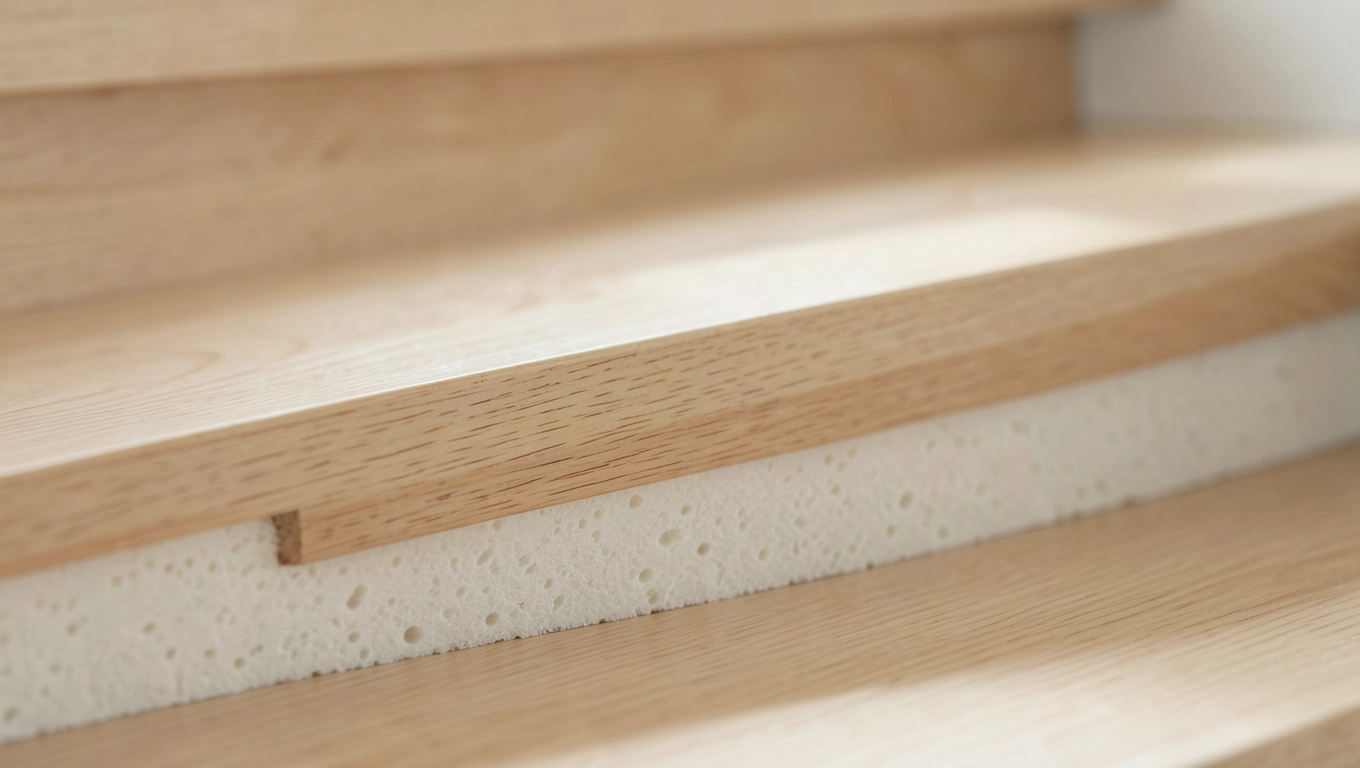 drewniana izolacja termiczna schodów 120x70