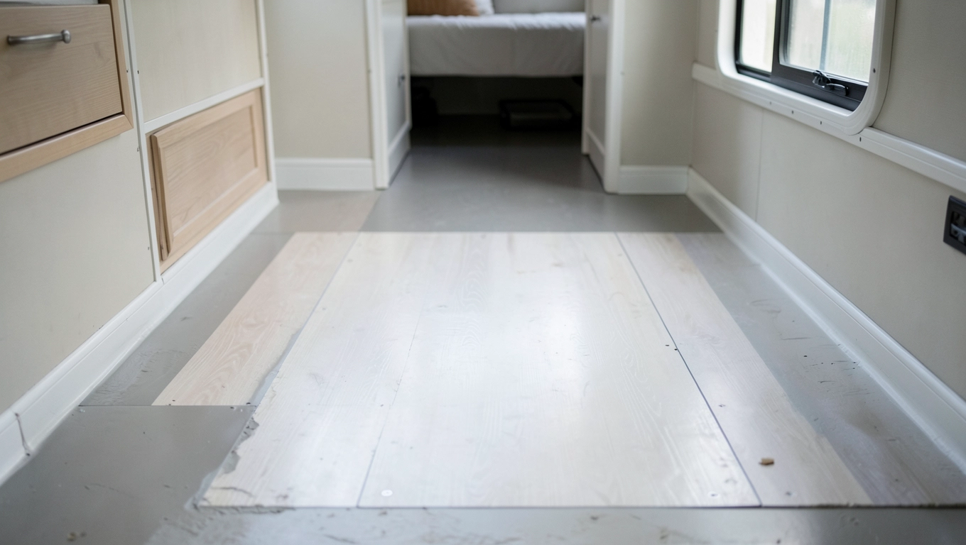 Glamour w przebudowie przyczepy kempingowej