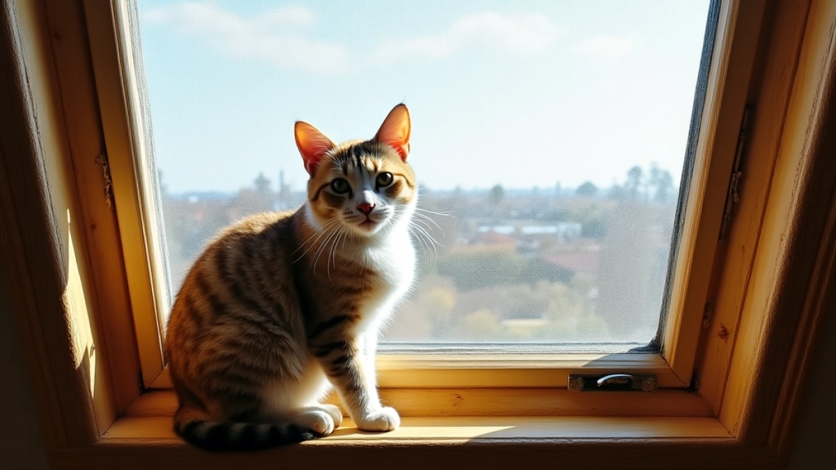 jak zabezpieczyć okna dachowe przed kotem