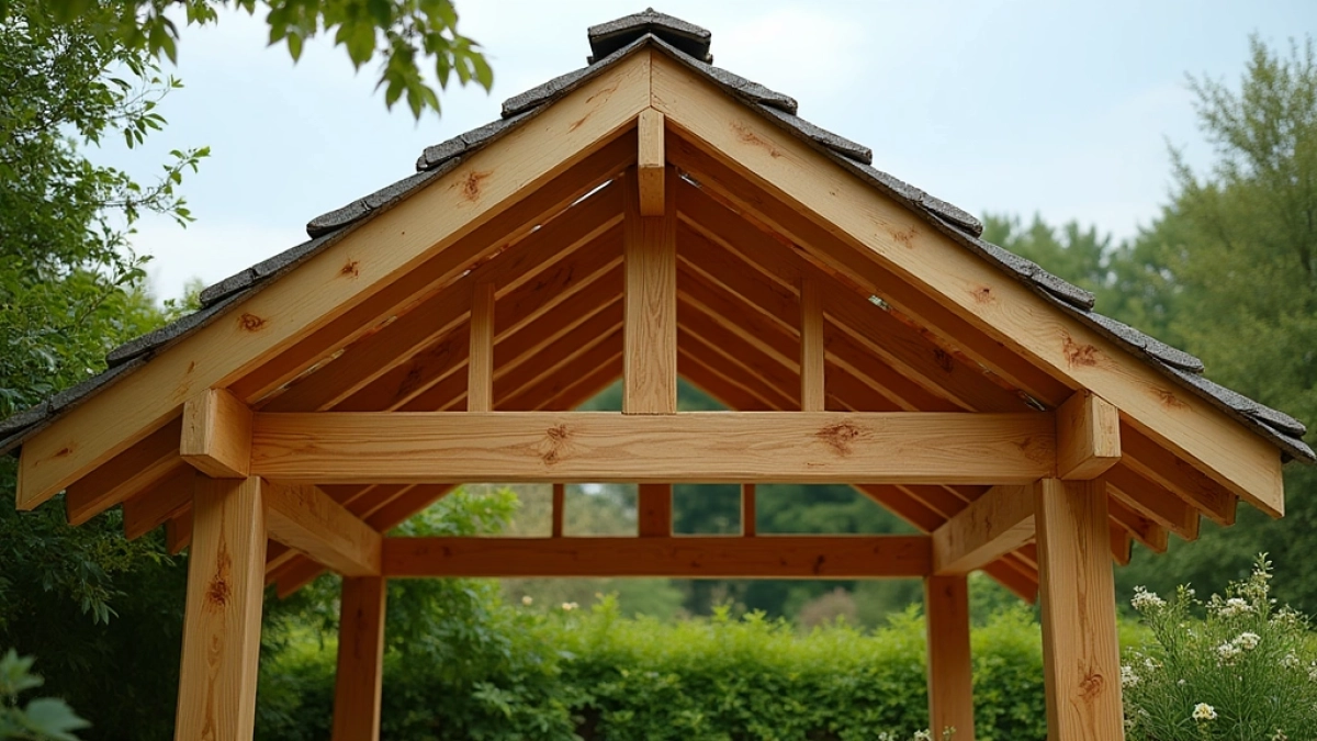 Jak zrobić dach dwuspadowy na altanie