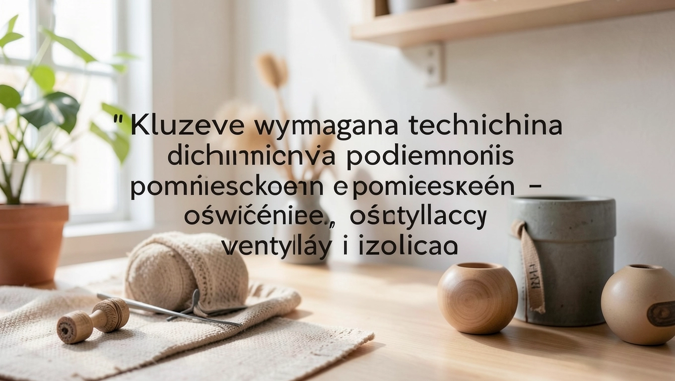 Kluczowe wymagania techniczne dla podziemnych pomieszczeń oświetlenie, wentylacja i izolacja