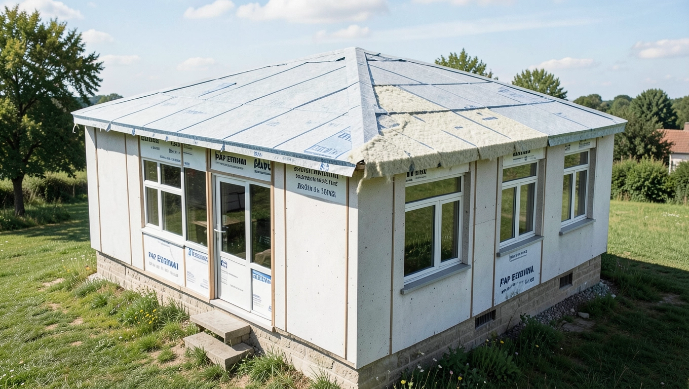 Koszt izolacji dachu domu kostka lat 70