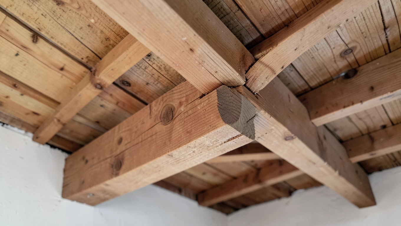 krokiew belka podtrzymująca strop