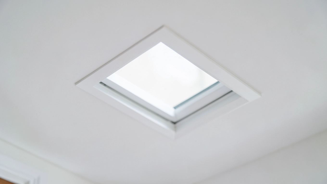 Maskowanie klapy schodów strychowych listwami