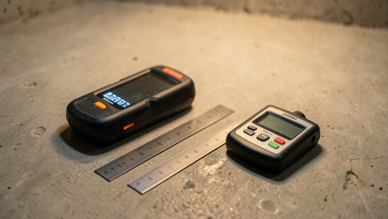 Metoda pomiaru wysokości kondygnacji podziemnej