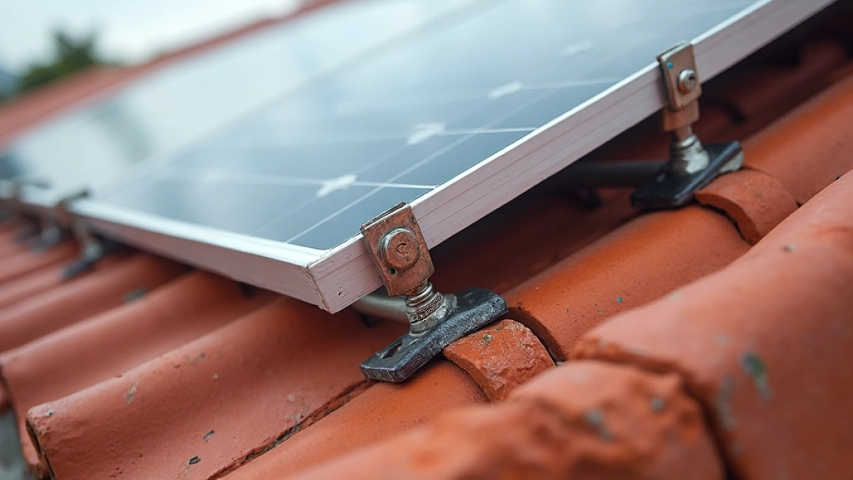 Montaż paneli fotowoltaicznych na dachówce