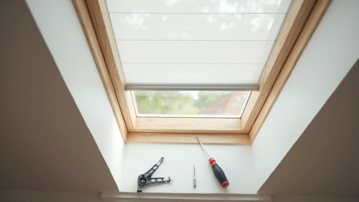 montaz rolety okna dachowego velux