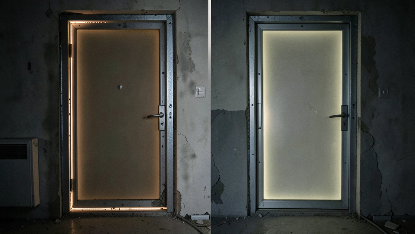 Mostki termiczne wokół drzwi wejściowych