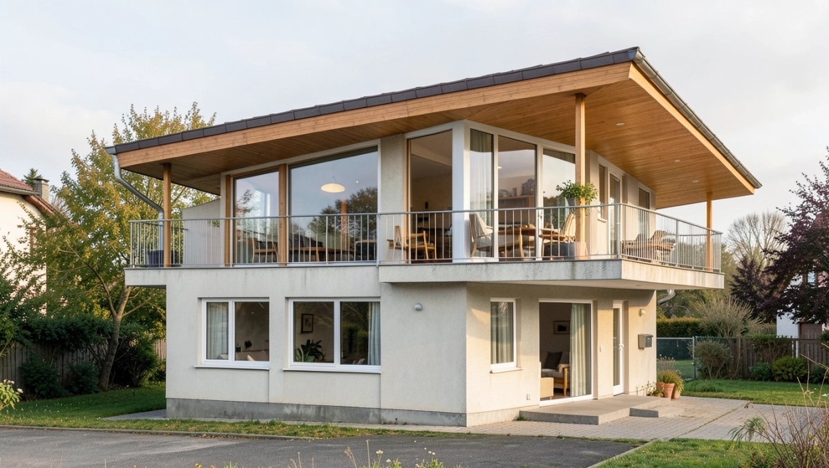 nadbudowa domu kostki