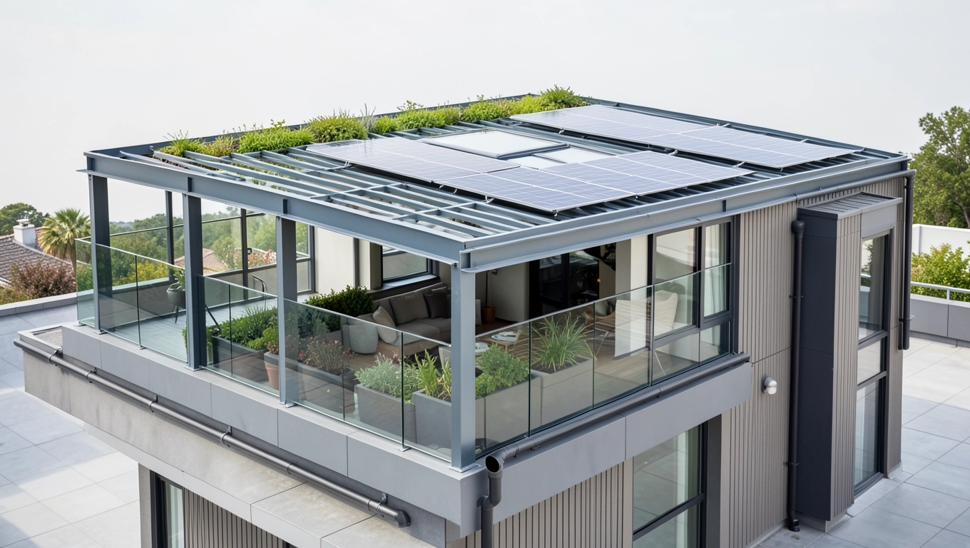 nadbudówka na dachu