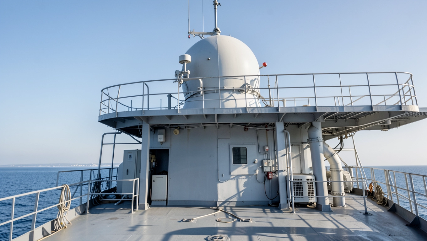 nadbudówka na pokładzie statku