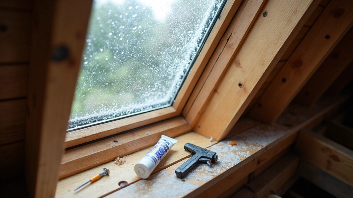 Naprawa okna dachowego