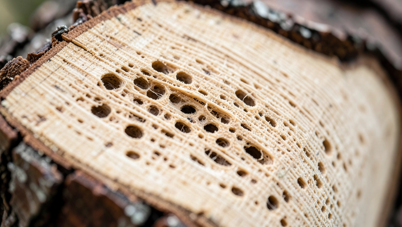 Naturalna izolacyjność drewna z bali