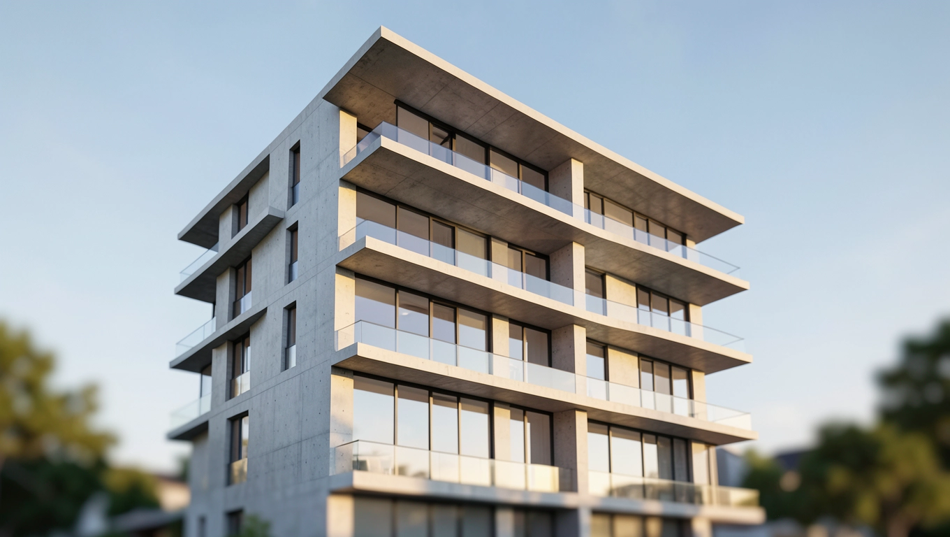 objętość wszystkich kondygnacji domu bloku