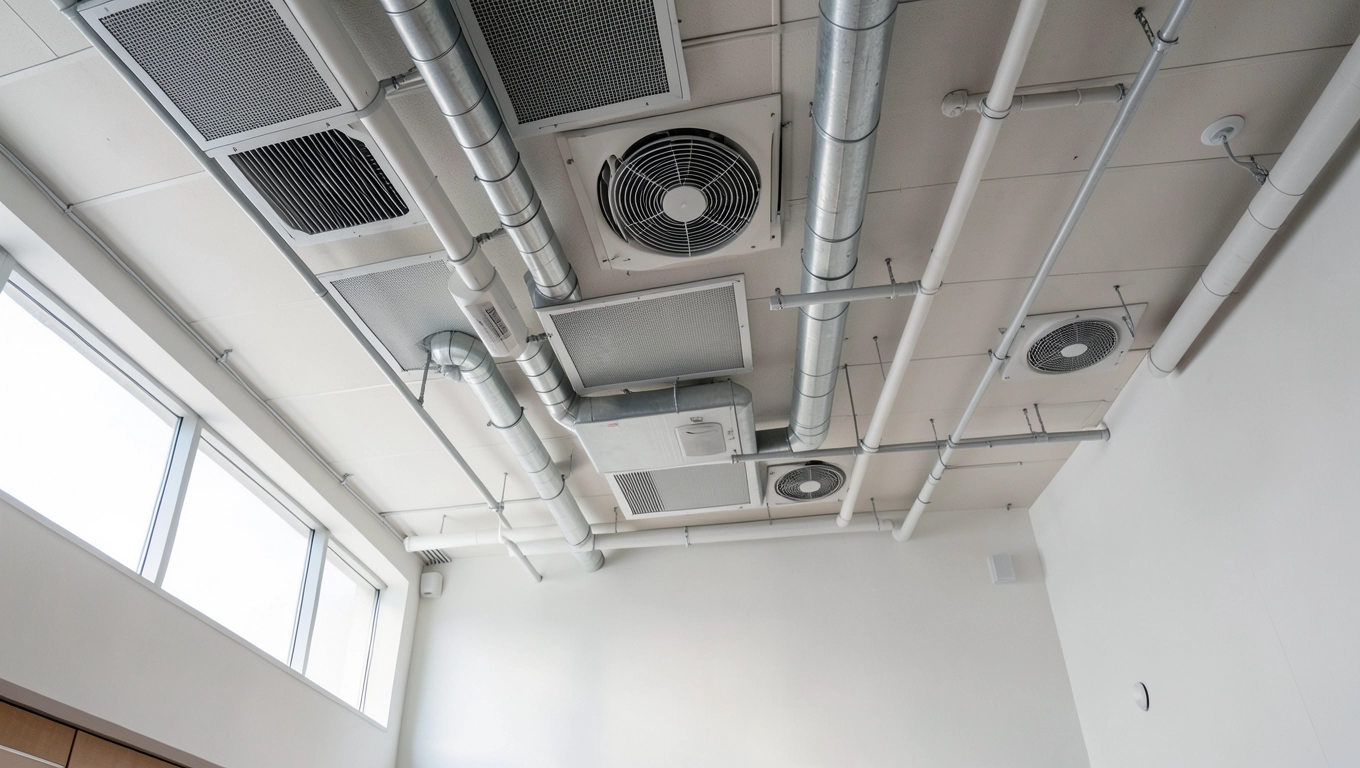 Obniżenie wysokości kondygnacji w świetle z wentylacją