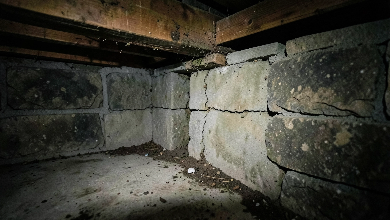 Ocena stanu technicznego starego domu pod garaż