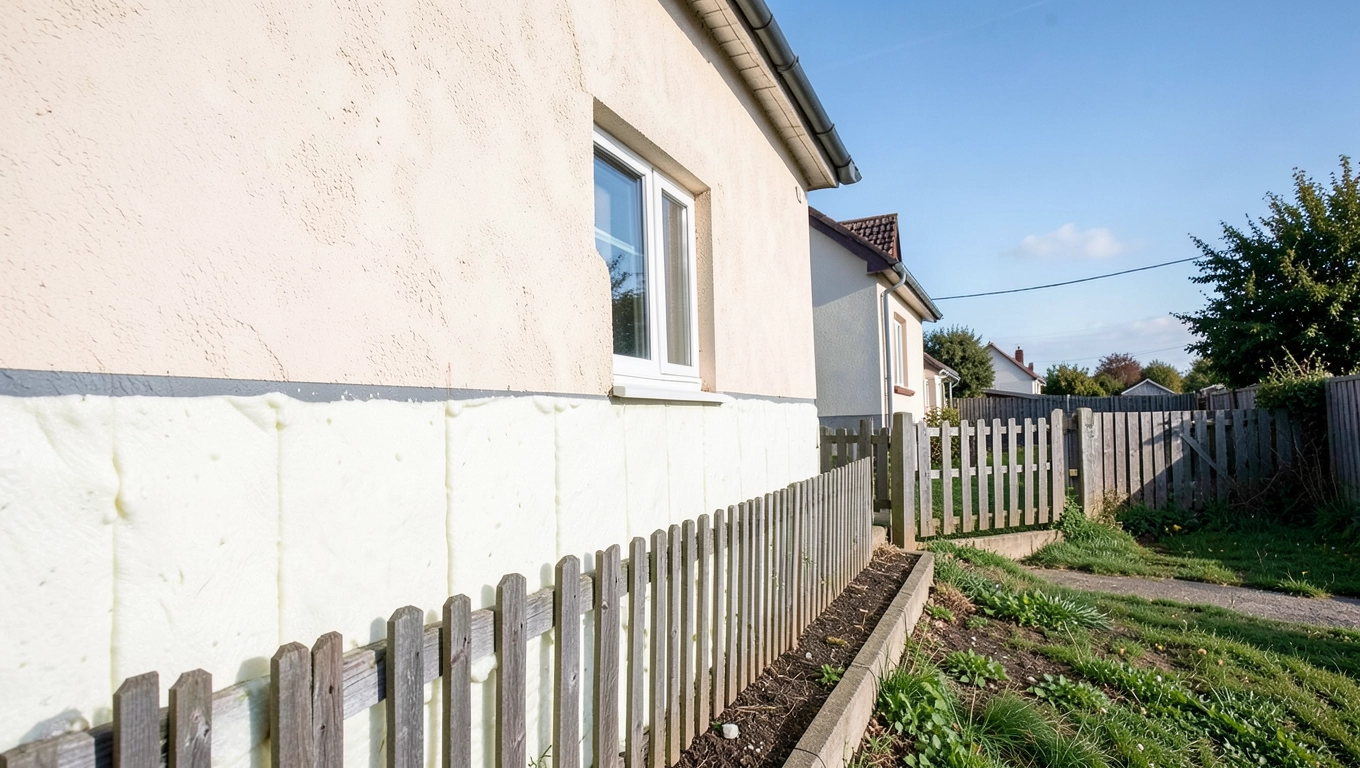 Ocieplenie a odległość poniżej 3 m od granicy