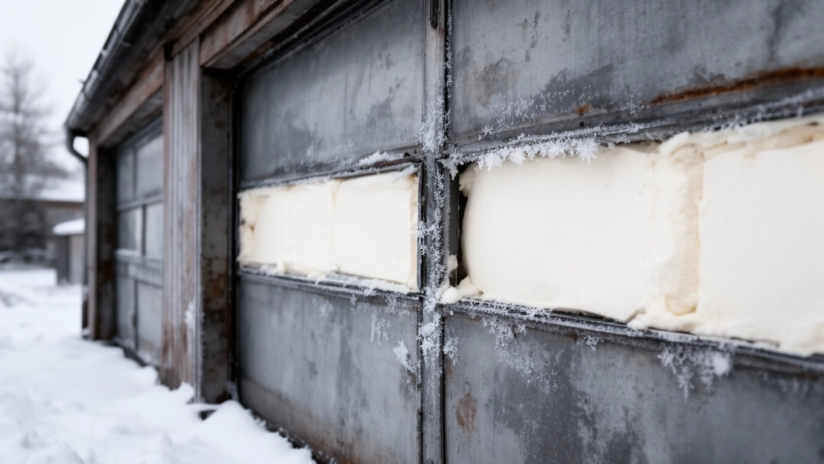 Ocieplenie drzwi garażowych metalowych