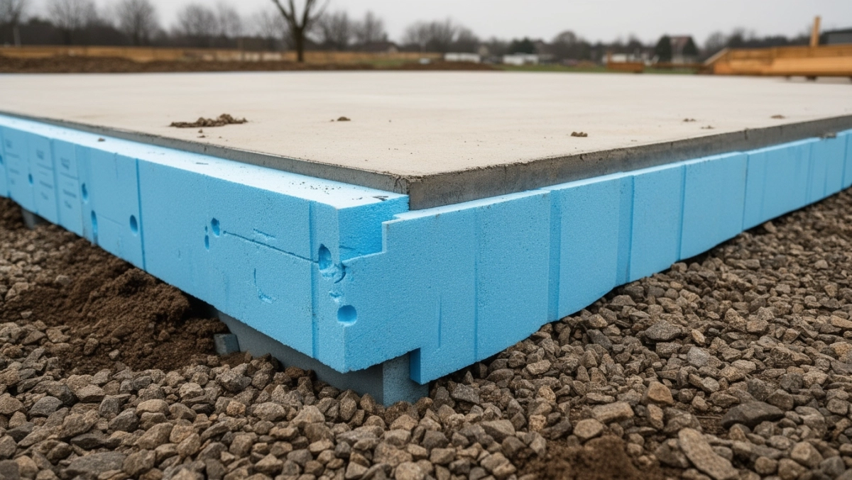 Ocieplenie płyty fundamentowej z boku