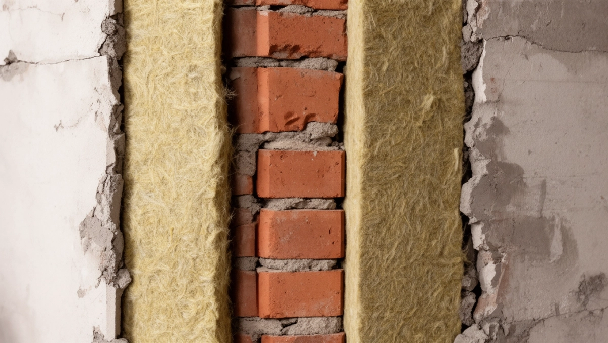 ocieplenie ściany z dwóch stron