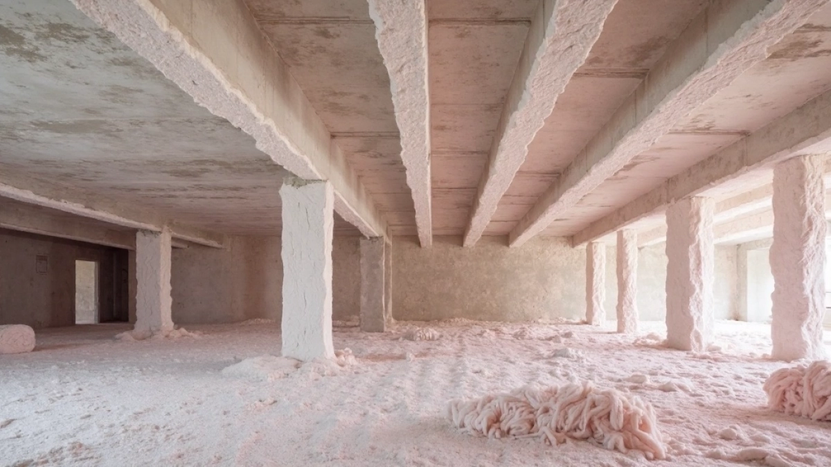 Ocieplenie stropu betonowego wełną