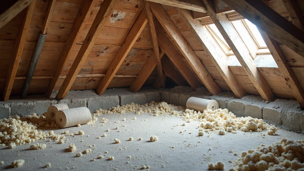 Ocieplenie stropu Teriva na poddaszu nieużytkowym