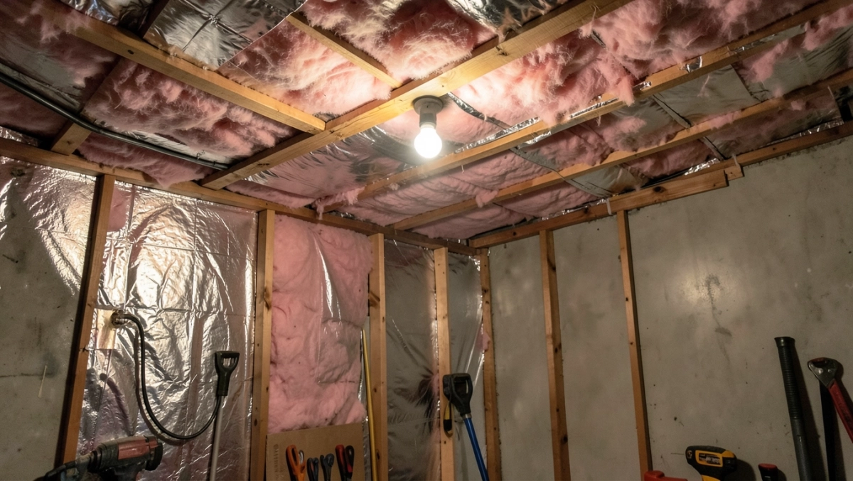 Ocieplenie sufitu w garażu