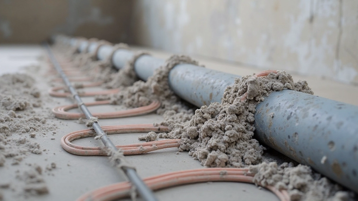 Ogrzewanie podłogowe na stropie betonowym