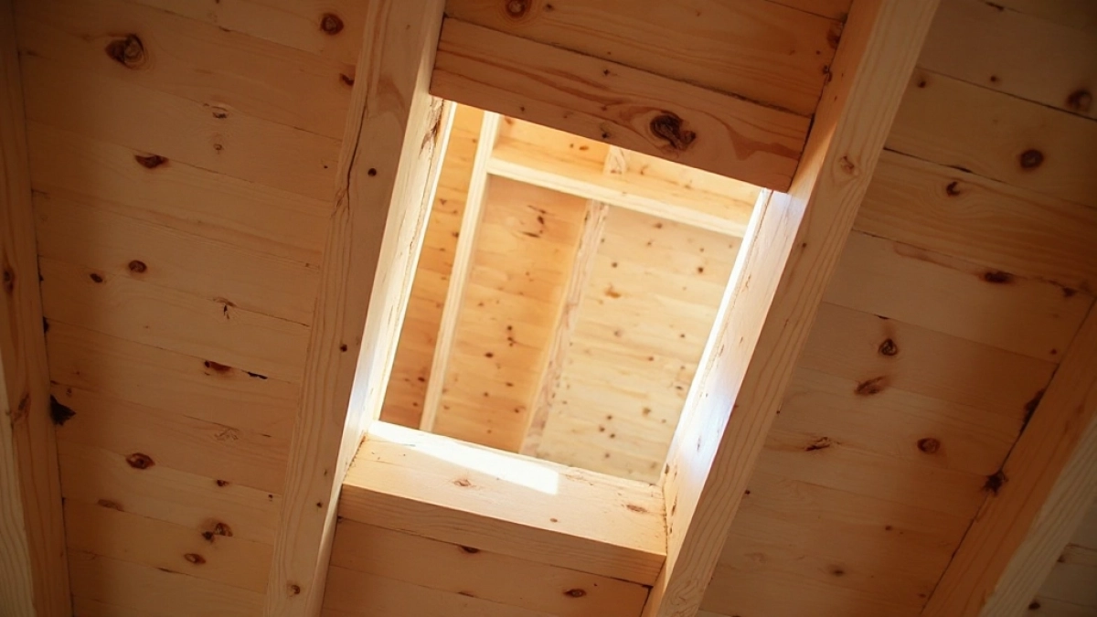 Otwór na schody w stropie