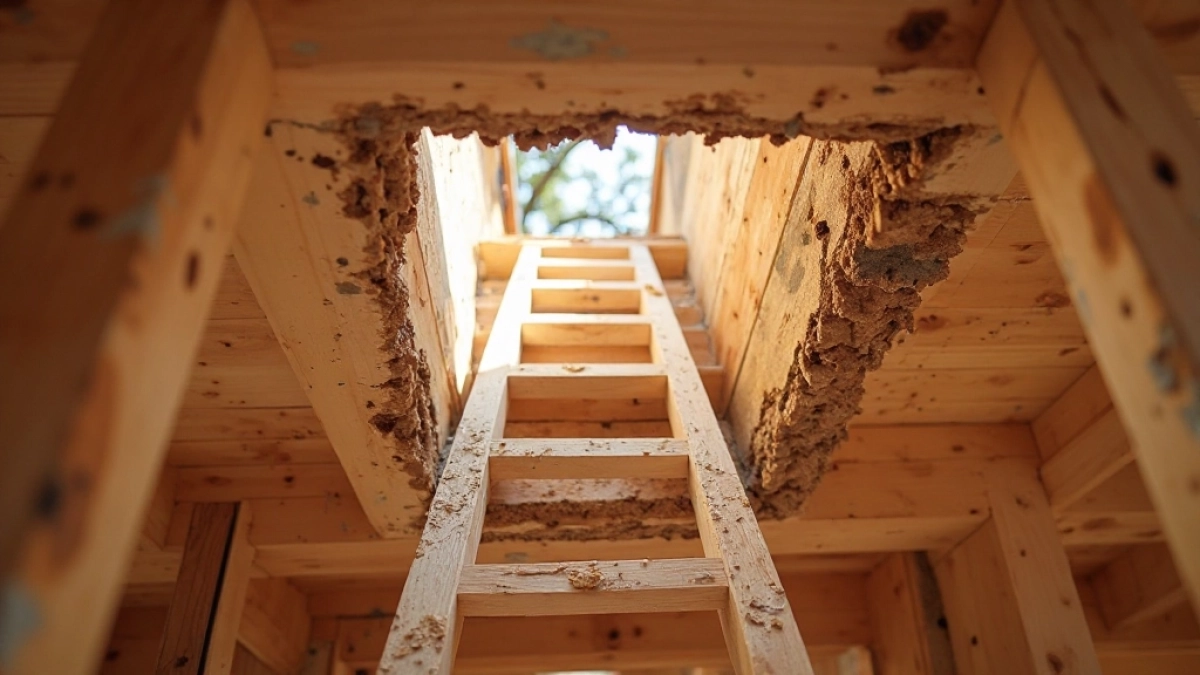 Otwór w stropie na schody pozwolenie