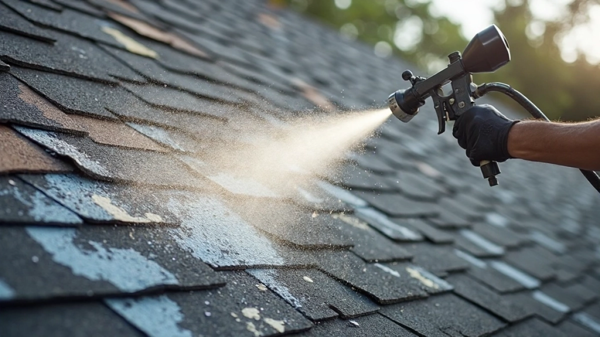 Pistolet do malowania dachu