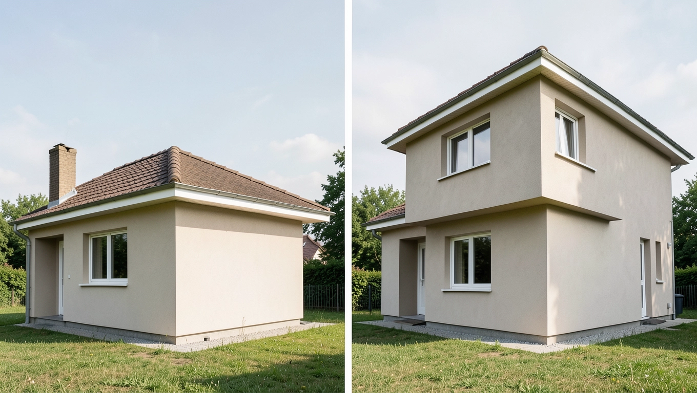 Podniesienie ścian o 50 cm jako nadbudowa