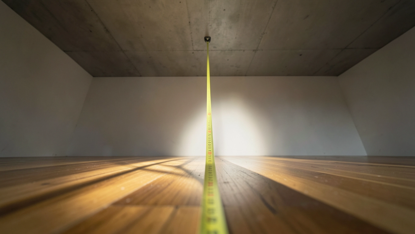 Pomiar wysokości kondygnacji w świetle od podłogi